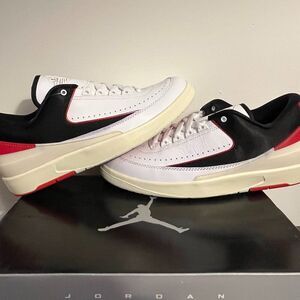 🔥 Air Jordan 2 “White/Black/Red” | W12 / M10.5 | Brand New ❌📦 🔥